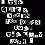 strange font